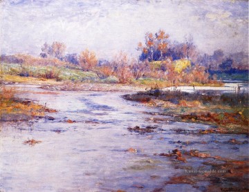 Teich See Wassfall Werke - Mysterious Impressionist Indiana Landschaften Theodore Clement Steele